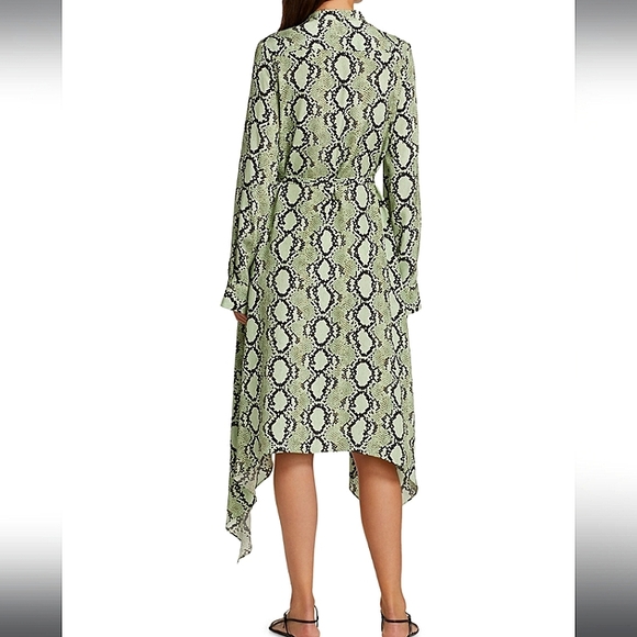ST. JOHN Collection | Snake Print Shirt Dress - Picture 3 of 7